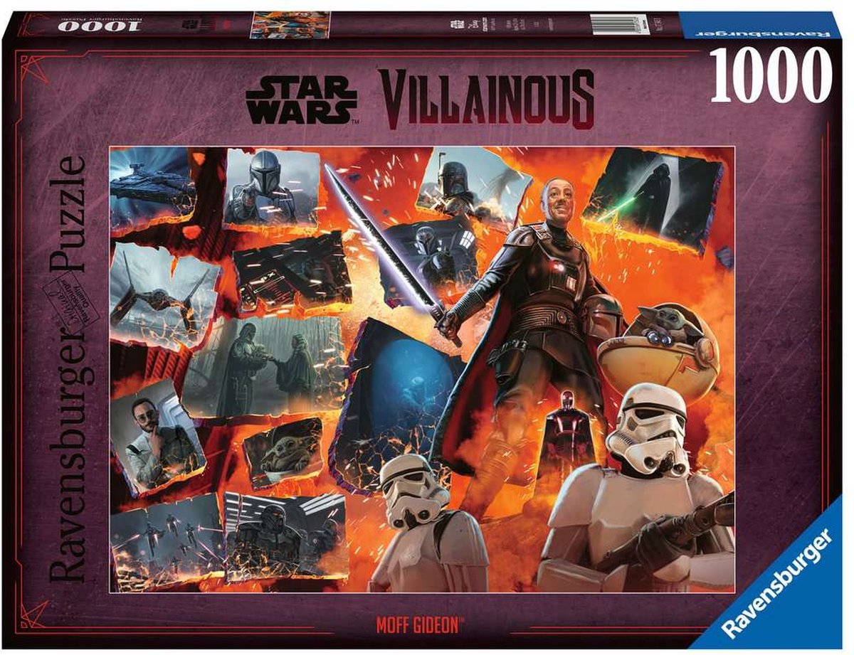 Ravensburger puzzle Star Wars Méchant : Moff Gideon - puzzle - 1000 pièces