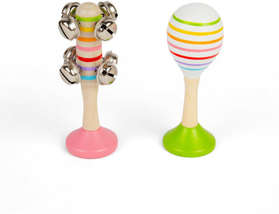 Bigjigs Wooden Musical Shak Set, 2e.
