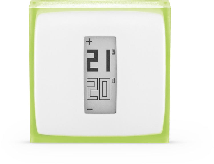 Netatmo thermostat intelligent modulant - thermostat intelligent pour chauffage central - fonctionne avec Google Home, Alexa Apple Home Kit - sans fil - blanc