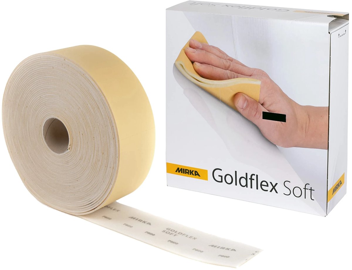 Mirka goldflex rouleaux souples 115mm - p150