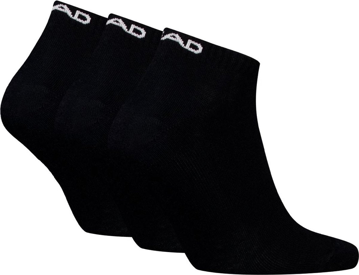 Head - unisexe - chaussettes pour baskets tous sports - entraînement - paquet de 3 - taille 43-46