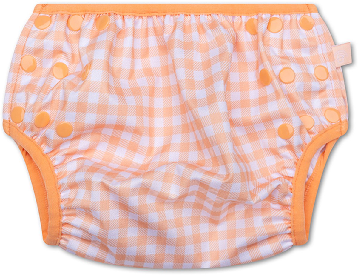 Sunset Grid | Oranje White Washable Swimming Adhesia
