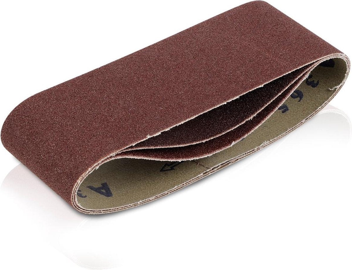 Bande abrasive Kreator krt241005 - 75 x 457 mm - grain : 80 - 3 pièces