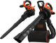 Souffleur de feuilles de jardin Black+decker 3000w avec système à dos - beblv300-qs