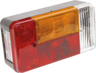 Carpoint feu arrière droit 5 fonctions 12v 19 cm rouge blanc jaune
