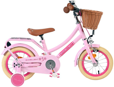 Vélo pour enfants Volare Excellent - Filles - 12 pouces - Rose