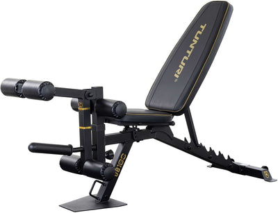 Banc de musculation Tunturi centuri ub100 réglable - banc de fitness avec une capacité de charge allant jusqu'à 200 kg - banc d'entraînement, banc de musculation abdominale extension des jambes en un