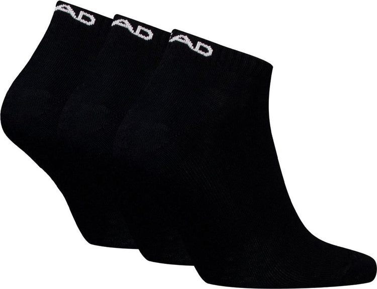 Head - unisexe - chaussettes pour baskets tous sports - entraînement - paquet de 3 - taille 35-38