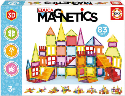 Educa - magnétiques - tuiles magnétiques - panneaux magnétiques - tuiles magnétiques - 83 pièces