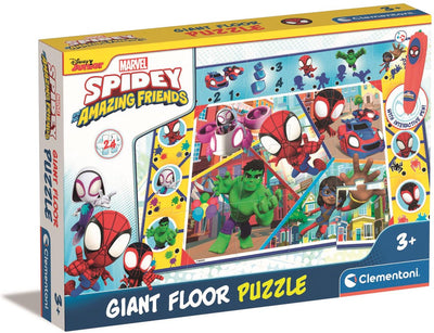 Puzzle de sol de Clementoni Grand interactif - Spidey