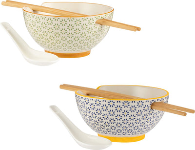 Typhoon world foods set de 2 bols à riz et à soupe 13cm