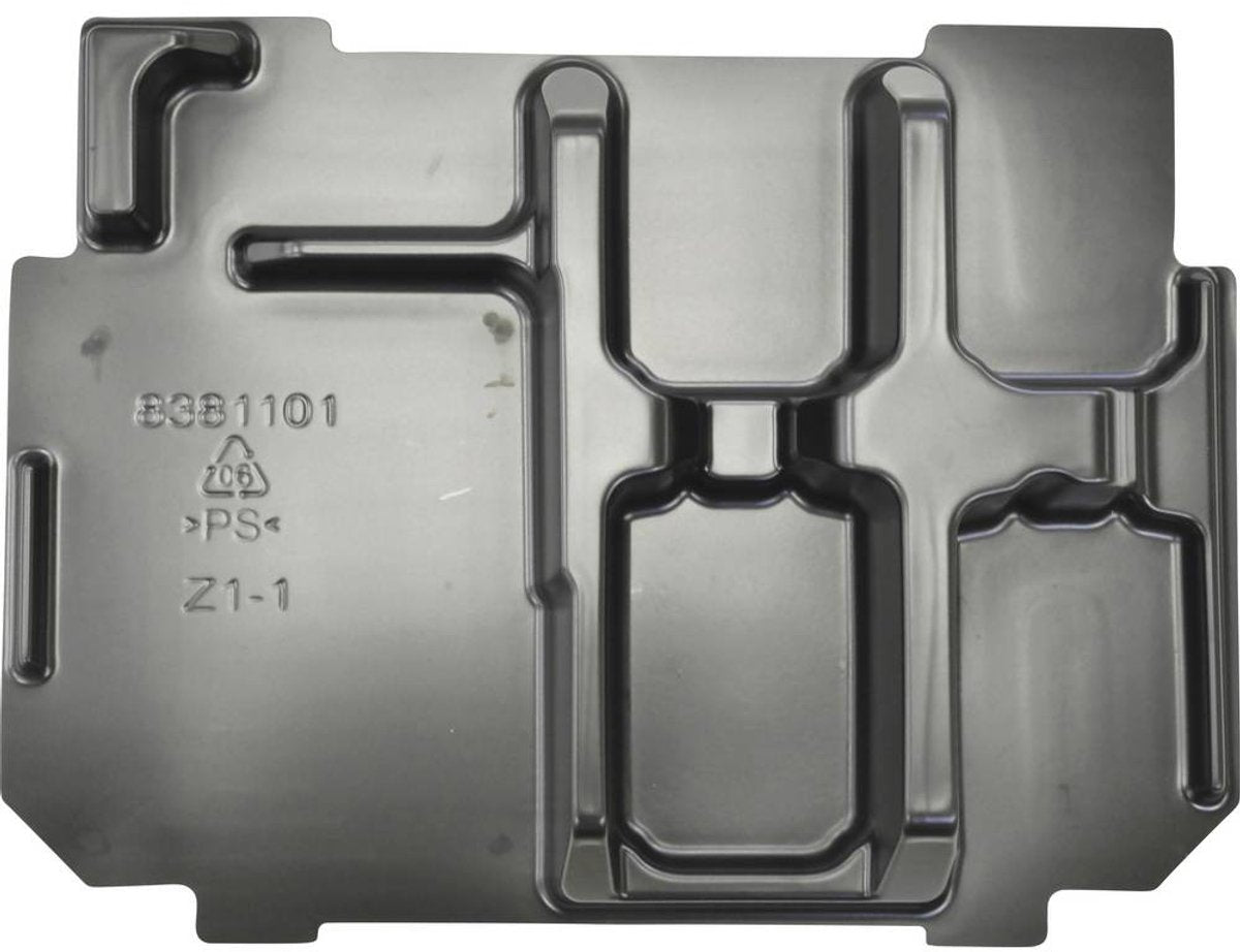 Accessoires Makita 838110-1 inlay pour 2 ou 4 batteries et chargeur dans mbox 1 (838754-7) - 838110-1