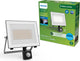 Philips LED Projecteur Philips Lois - LED ultraefficace - noir - 24w - lumière blanc froid; 5000k - détecteur de mouvement - spot
