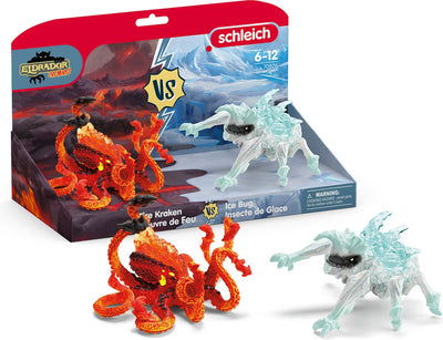 Schleich Eldrador Ice Beetle contre Vuuroctopus