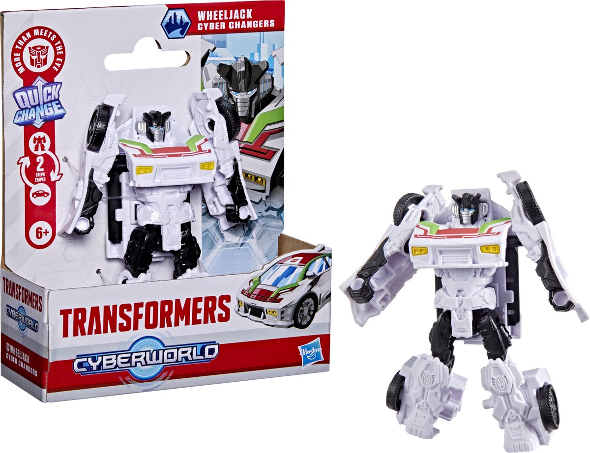 Transformers cyberworld cyber changeurs wheeljack - figurine 10cm