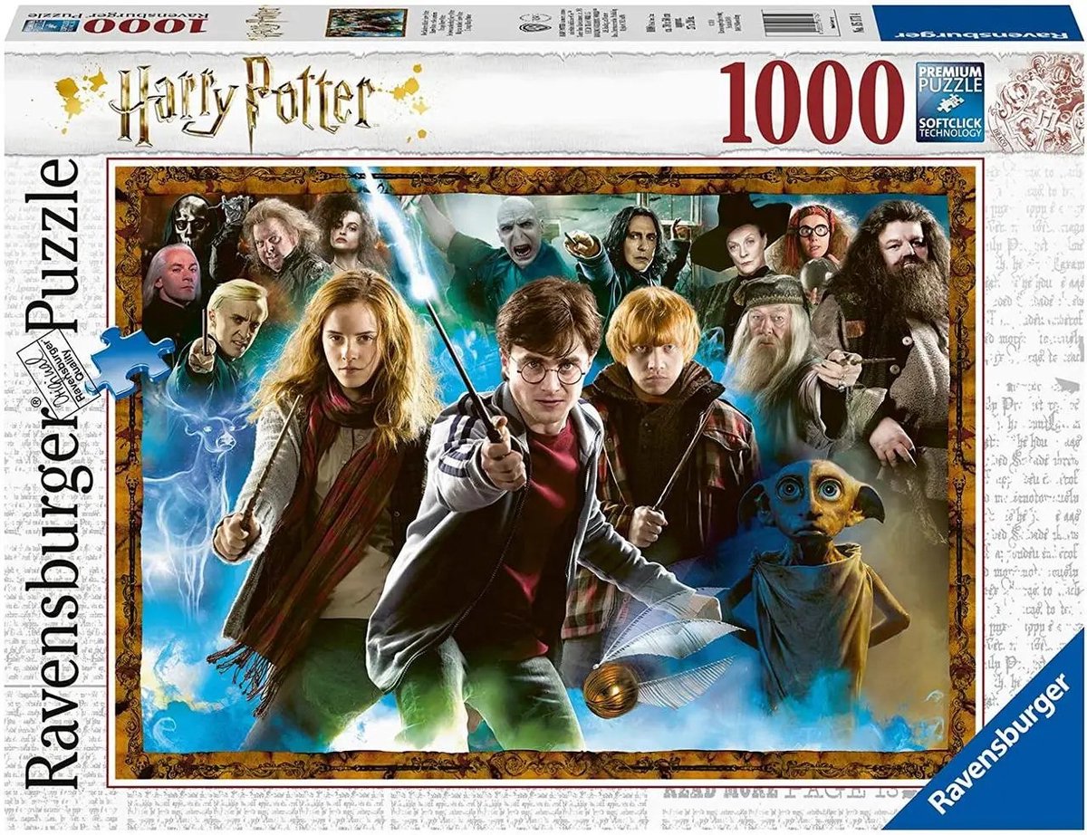 Ravensburger puzzle Harry Potter l'apprenti sorcier - puzzle - 1000 pièces