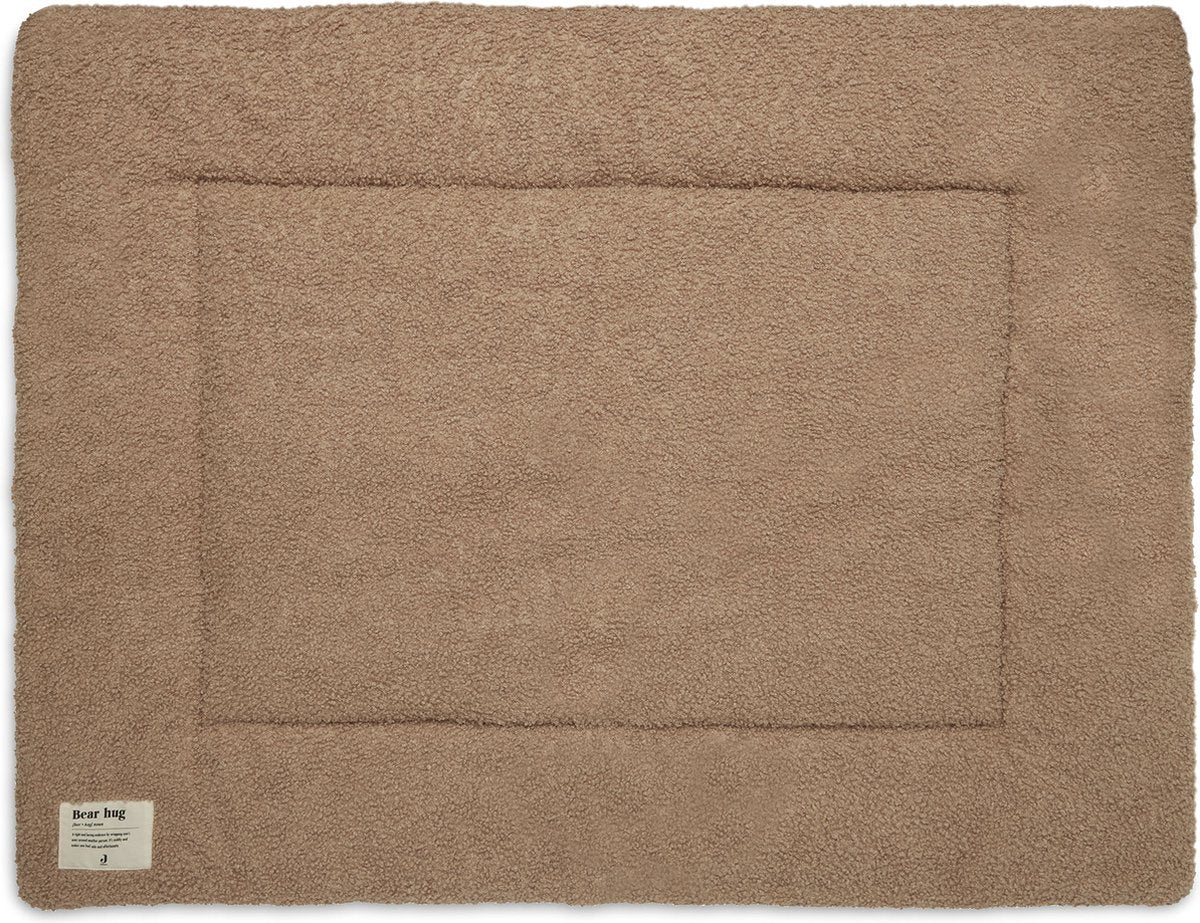 Jollein tapis de jeu boucle - biscuit - tapis de jeu bébé - 75x95cm