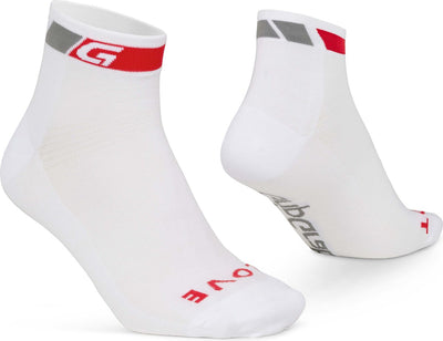 Gripgrab - chaussettes de cyclisme d'été coupe basse classiques 1 paire de chaussettes courtes coolmax - blanc - unisexe - taille xs (35-38)