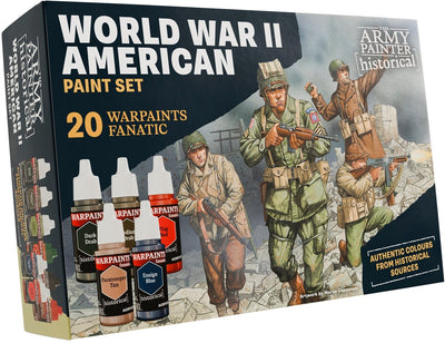Le peintre de l'armée - historique : américain de la seconde guerre mondiale - 20×18ml couleurs acryliques, lavis et métallisés - wp8082p