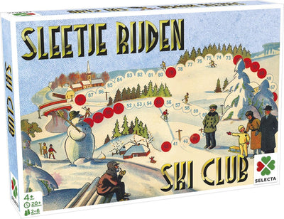 SELECTA Board Game Games à partir de là - Club de ski de conduite sur les manches