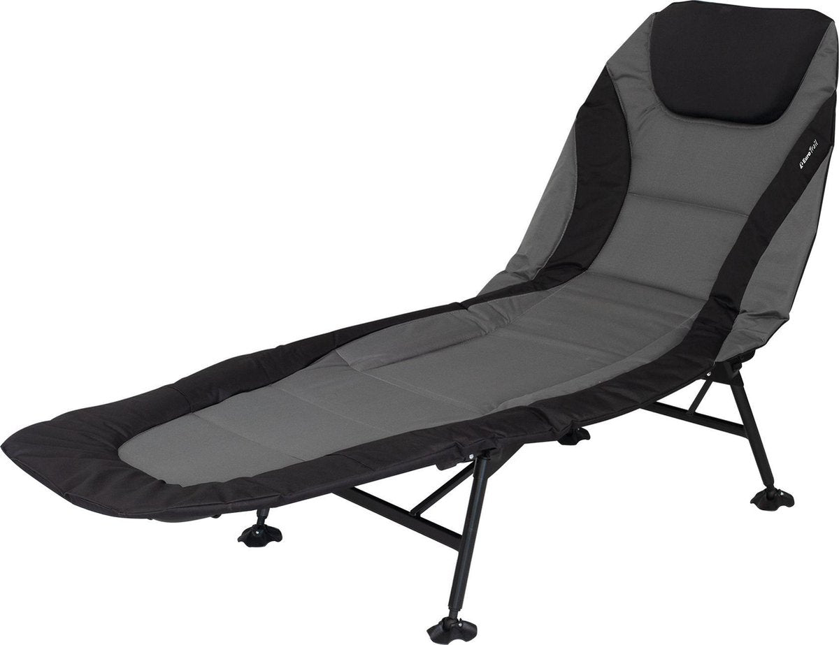 transat Royal 200 x 75 cm polyester anthracite noir