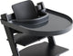 Playtray - plateau de table pour Stokke Tripp Trapp - plateau à manger - avec sangle - anthracite