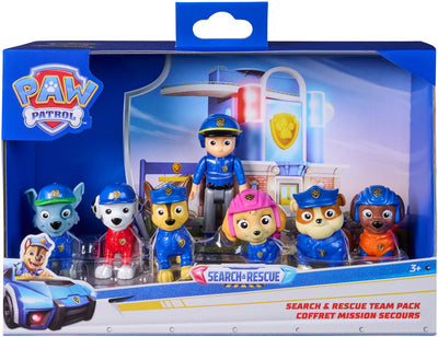 Pat' Patrouille - Recherche et Sauvetage - Ensemble de figurines avec 7 figurines à collectionner - Figurines