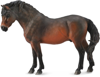 Figurine Collecta - poney Dartmoor alezan - (l) - chevaux - peint à la main - miniature