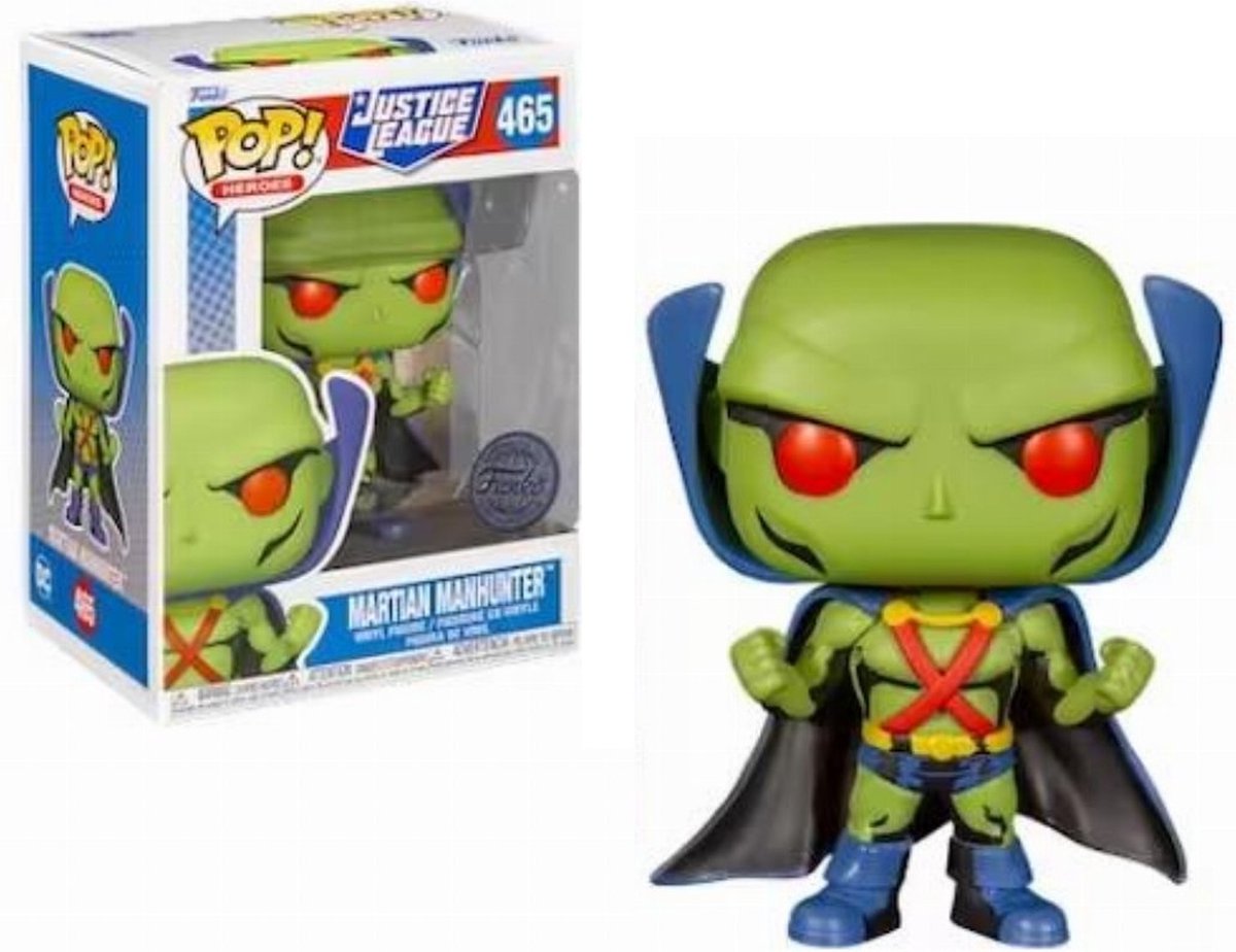 Funko-pop ! Heroes: Justice League - Exclusivité Martian Manhunter