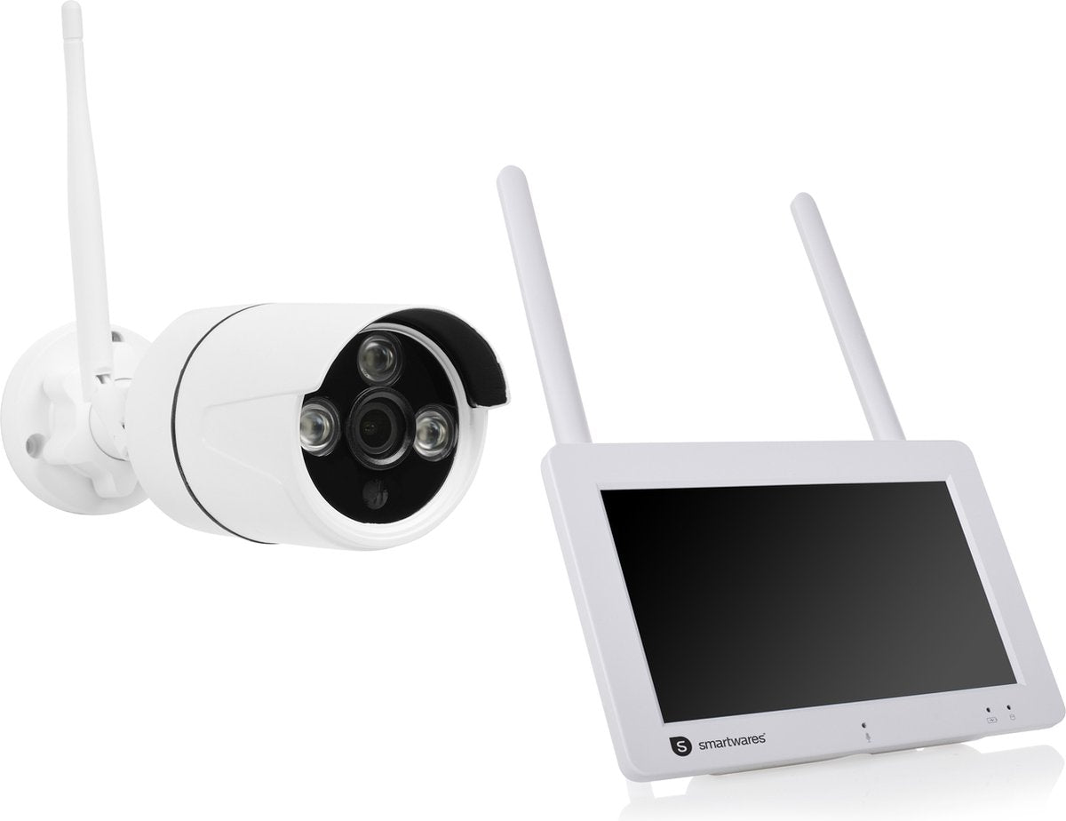Kit de caméras de sécurité sans fil Smartwares CMS-30400 – sécurité optimale pour votre maison – entièrement sans fil