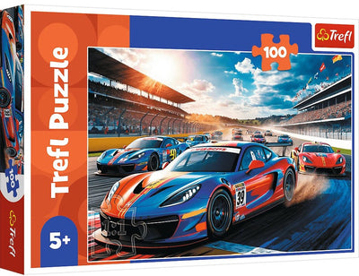 Puzzle Trefl Fast Racer - 60 pièces FSC mix 70% puzzle pour enfants.