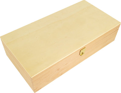 Boîte à dessin Kangaro - Division 3 compartiments - 24 x 12,5 x 6 cm - non laqué - bois de hêtre - k-0035d810