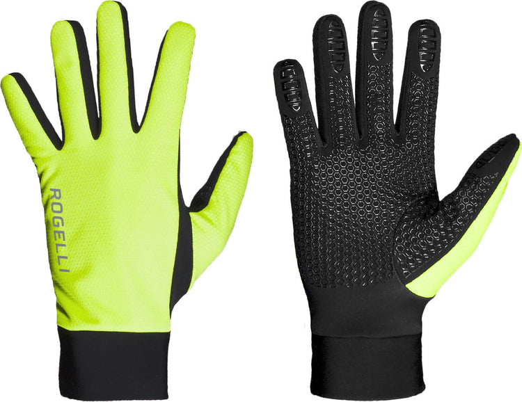 Rogelli gants de cyclisme laval hommes - jaune fluo - m