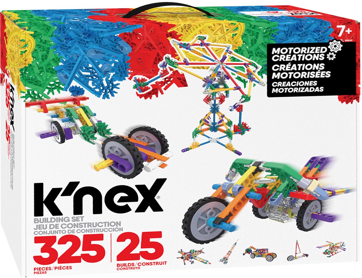 K'nex Bouwset Motoralized 25 modèles, 325dlg.