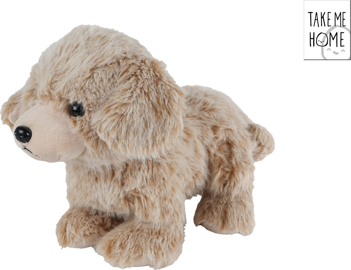 Peluche chien Take me home l debout - 35cm