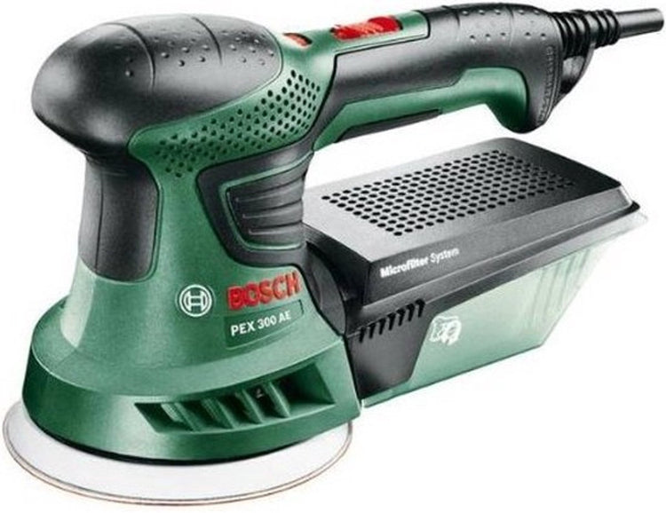 Ponceuse excentrique Bosch pex 300 ae - 270 watts - plateau de ponçage 125 mm