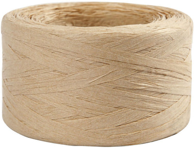 Creativ Company Paper Raffia Raffia Yarn Sand Color, 100m