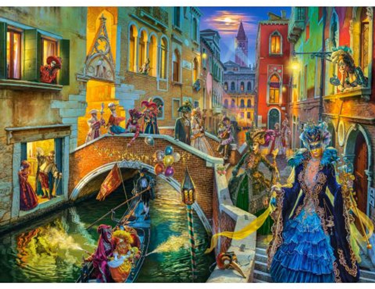 Puzzle Castorland Carnaval de Venise - puzzle 3000 pièces.