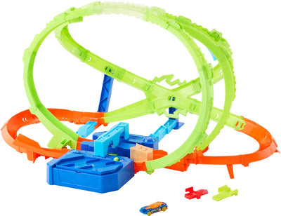 Une cascade de Hot Wheels suit un accident d'hypersphère - avec 1 voiture en métal