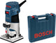 Bosch professional - fraiseuse de chants gkf 600 (aide au guidage, guidage parallèle, pince de serrage avec écrou-raccord 6 mm, pince de serrage avec écrou-raccord 8 mm, clé à fourche 17 mm)