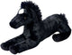 Simba Toys peluche cheval couché - peluche noire de 60 cm
