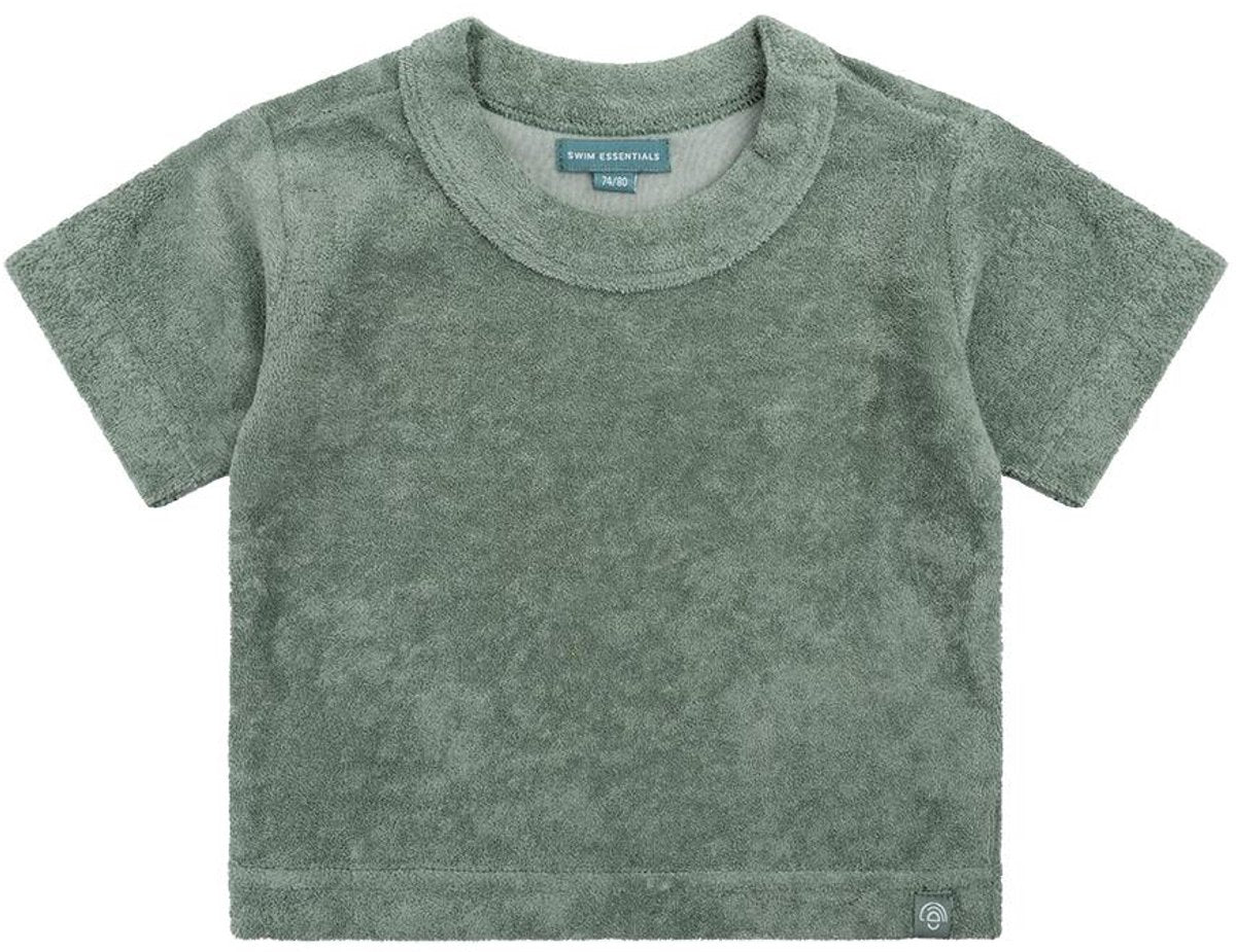 T-shirt vert pour garçon Swim Essentials Pure Tones