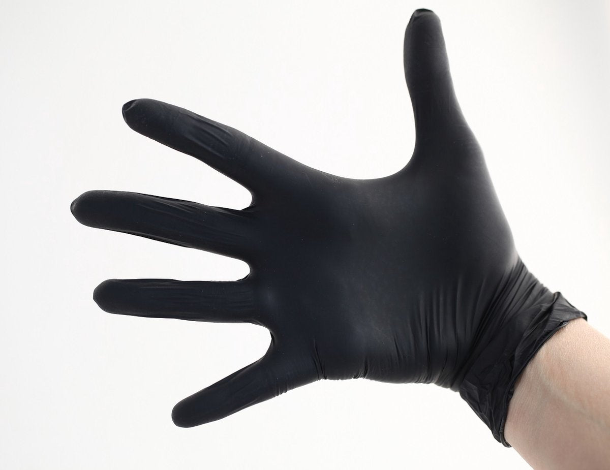 Med-confort black vitri l (carton 10 boîtes x 100 pièces) taille l