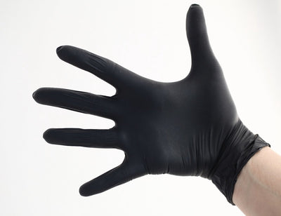 Med-confort black vitri l (carton 10 boîtes x 100 pièces) taille l