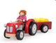 Tracteur en bois Tidlo avec remorque