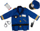 Playage de rôles de costume de l'officier de police de Melissa Doug