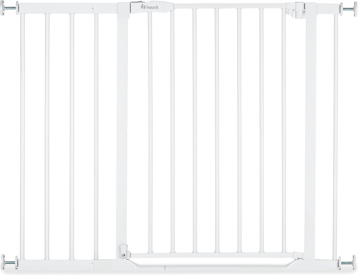 Hauck clear step set 2 barrières d'escalier avec extension de 21 cm - 96 à 101 cm - blanc