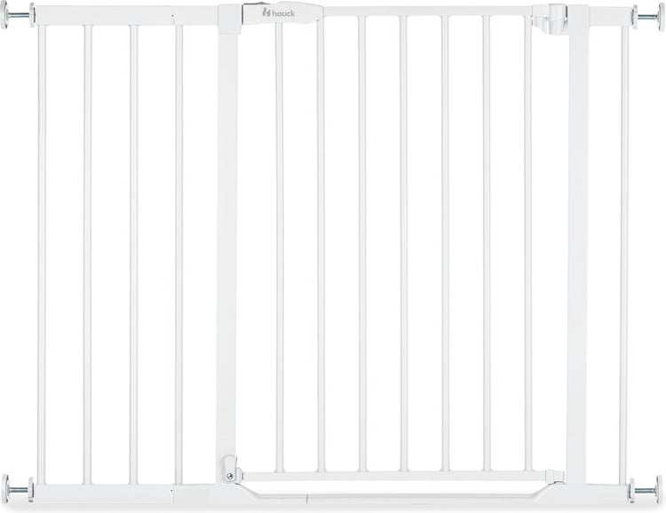 Hauck clear step set 2 barrières d'escalier avec extension de 21 cm - 96 à 101 cm - blanc