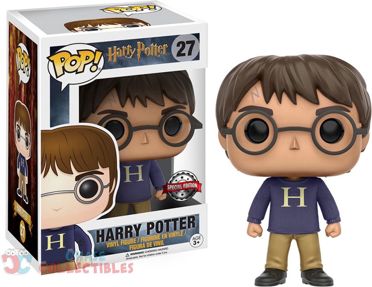 Funko-pop ! Harry Potter : Harry en pull - édition limitée