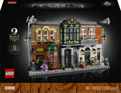 Serre-livre icônes Lego ® : Sherlock Holmes, jeu de construction - 10351